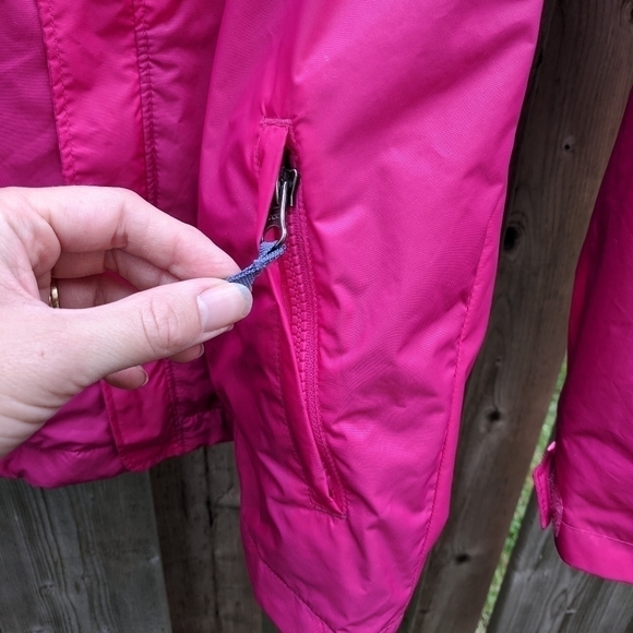 columbia girls arcadia waterproof raincoat jacket M 10-12 - Picture 8 of 12
